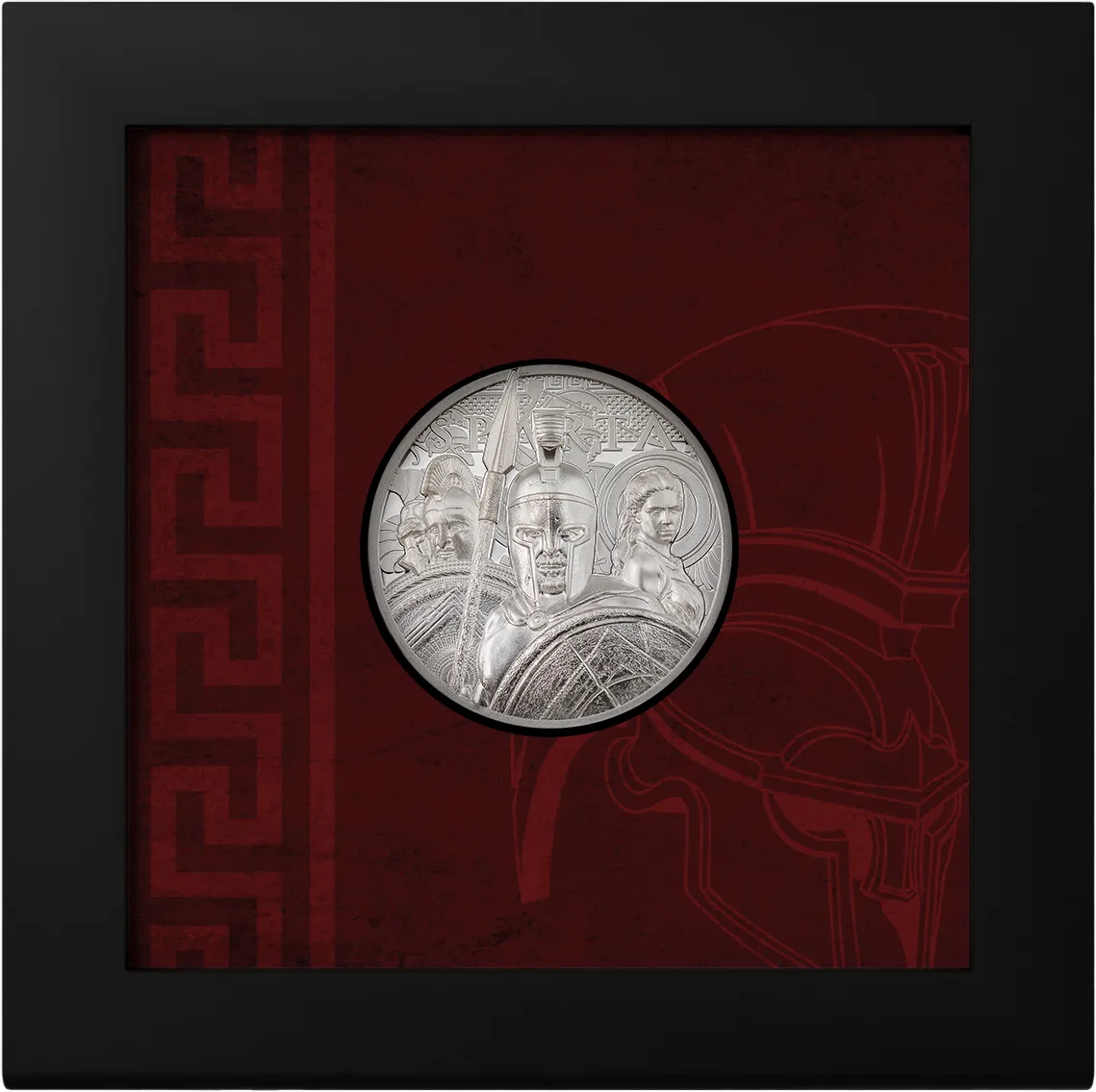 1 ounce Silver Sparta 2023 Proof HR (Mintage: 1.500 | High Relief | Proof)