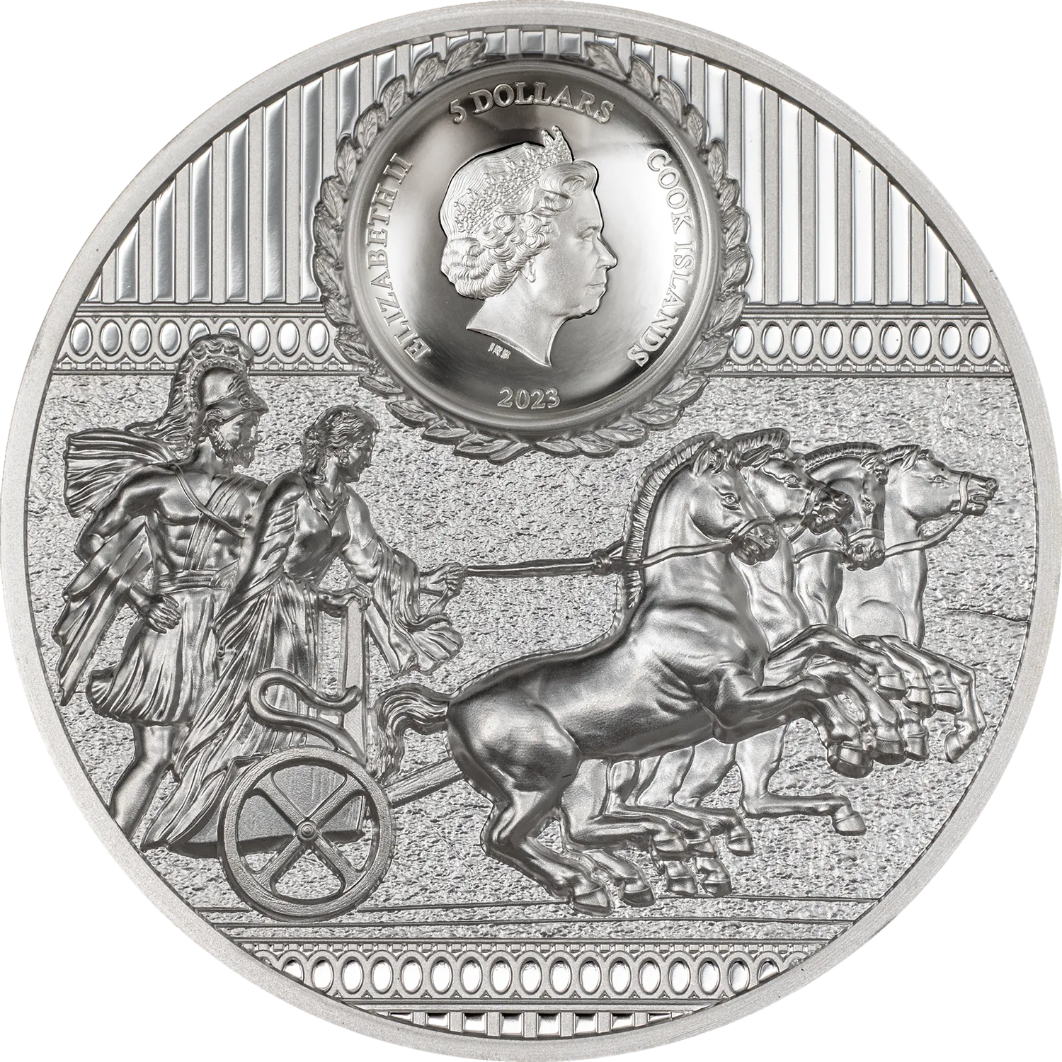 1 ounce Silver Sparta 2023 Proof HR (Mintage: 1.500 | High Relief | Proof)