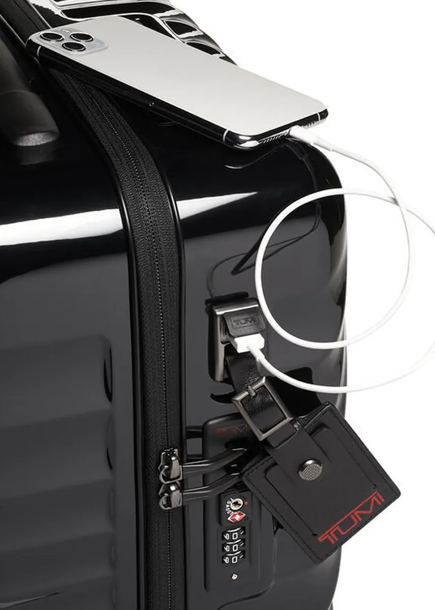 19 Degree Small Compact 4 Wheeled Brief -  Black