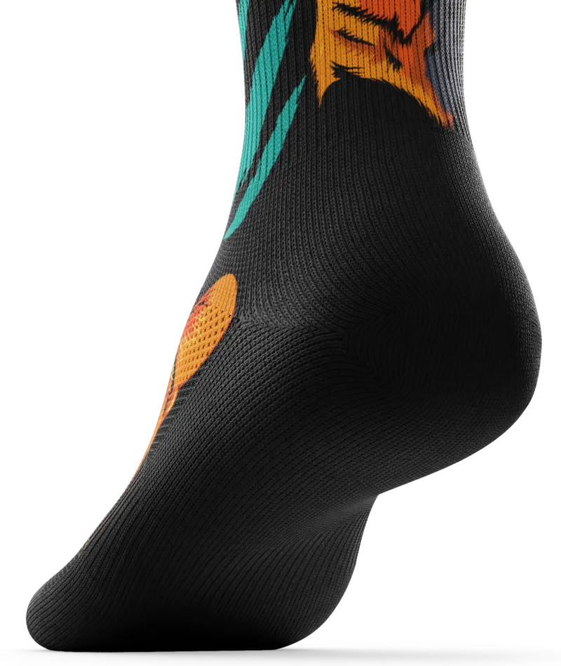 Agent Orange Crew Socks
