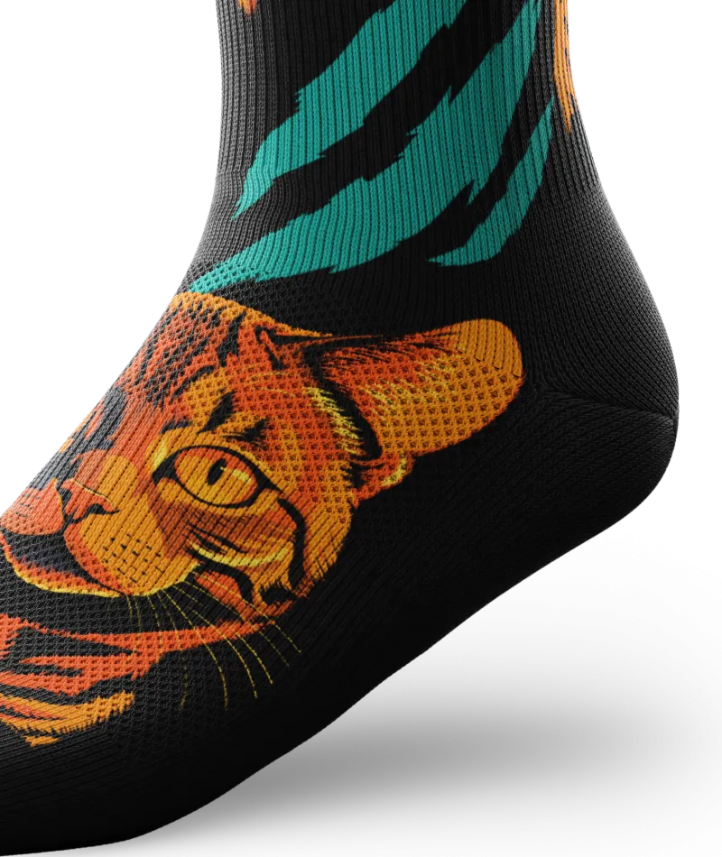 Agent Orange Crew Socks