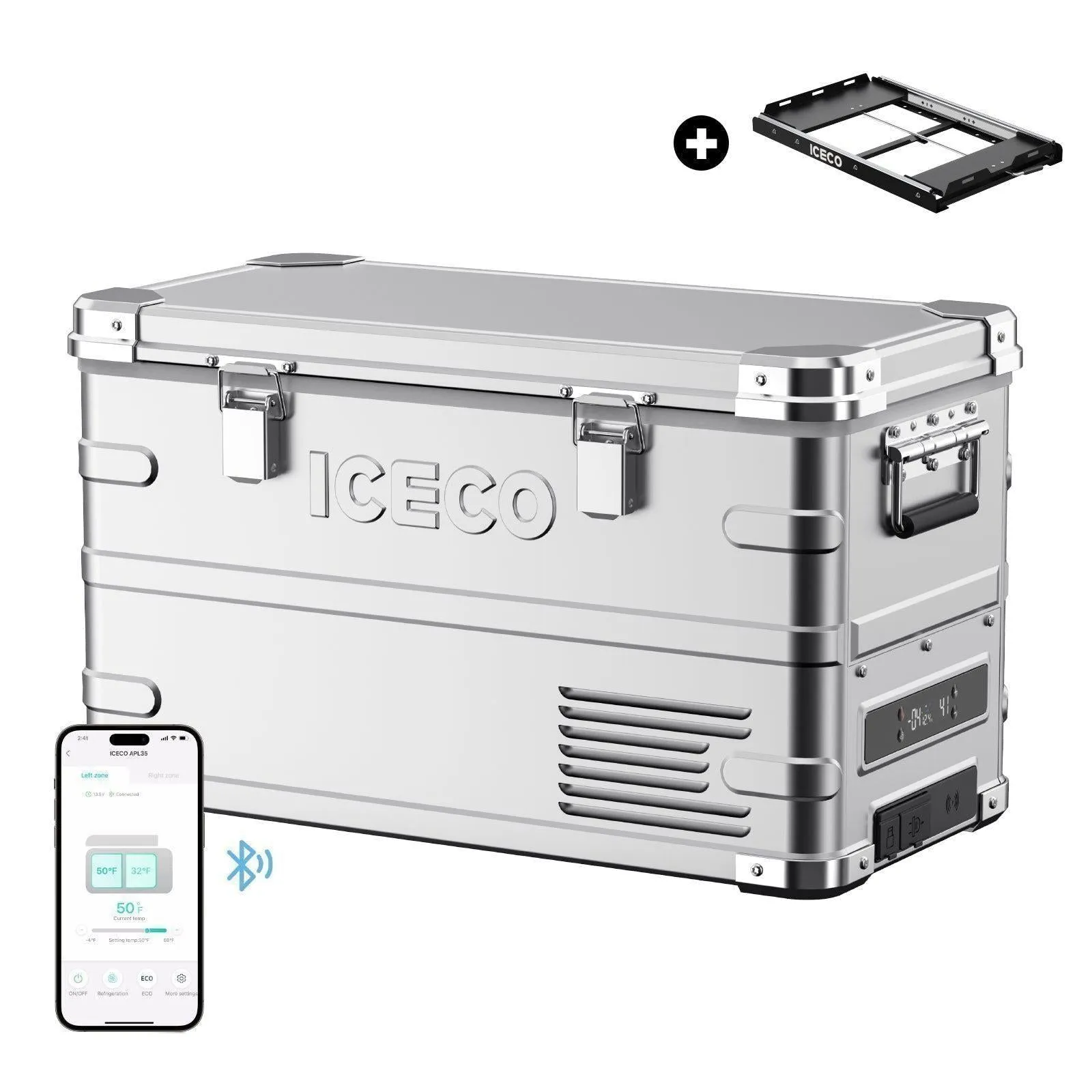 APL35 Ultra-light Dual Zone Aluminum Freezer with Slider | ICECO
