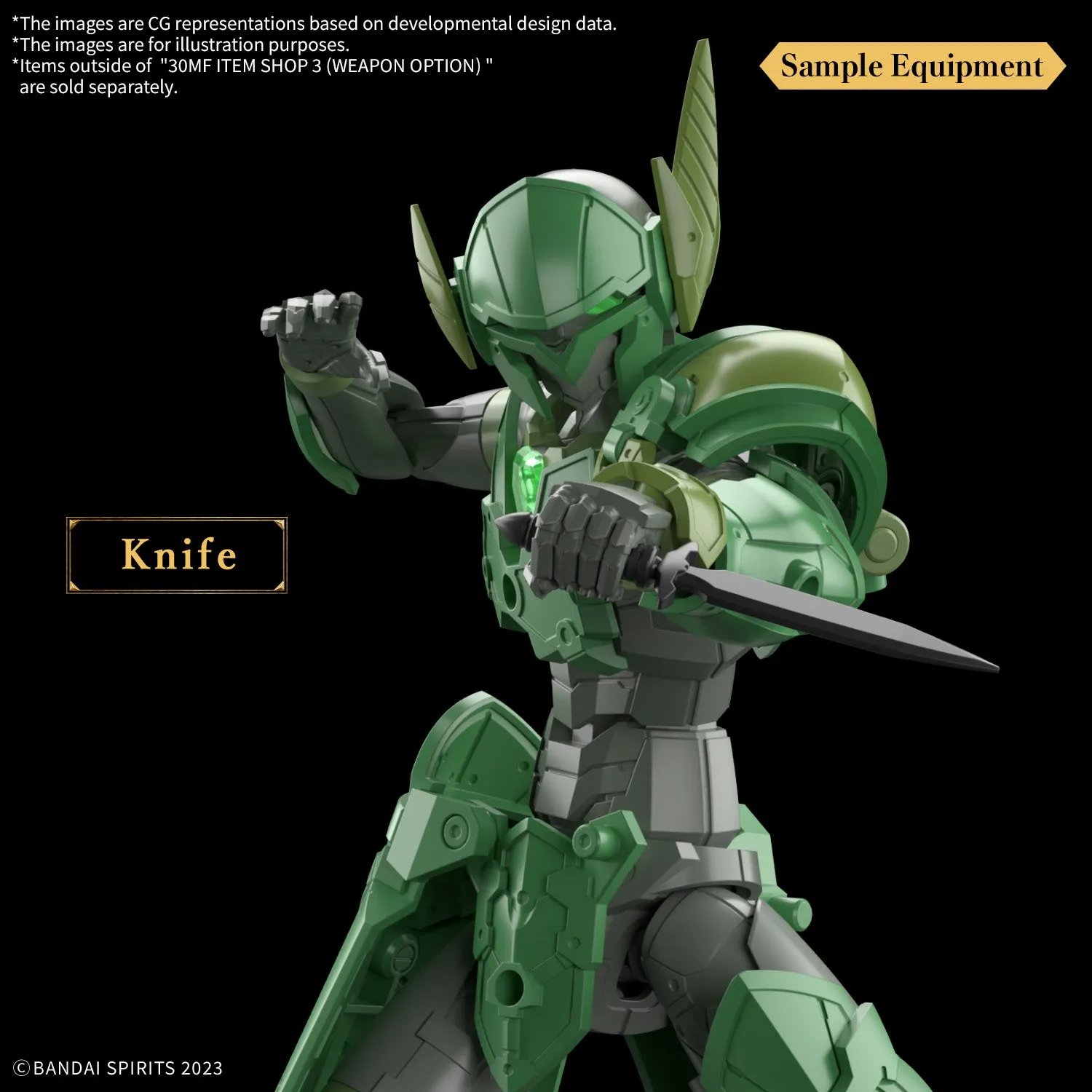 Bandai 30 Minutes Fantasy 30MF 1/144 Item Shop 3 (Weapon Option) Accessory Model Kit