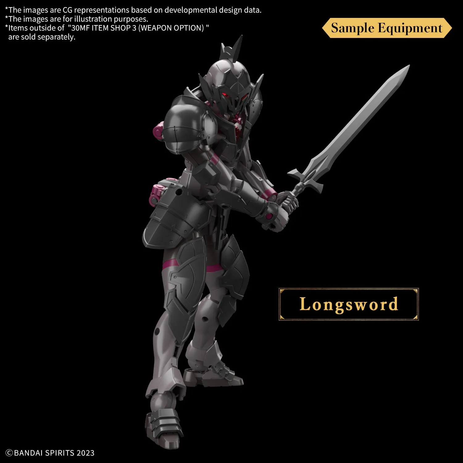 Bandai 30 Minutes Fantasy 30MF 1/144 Item Shop 3 (Weapon Option) Accessory Model Kit