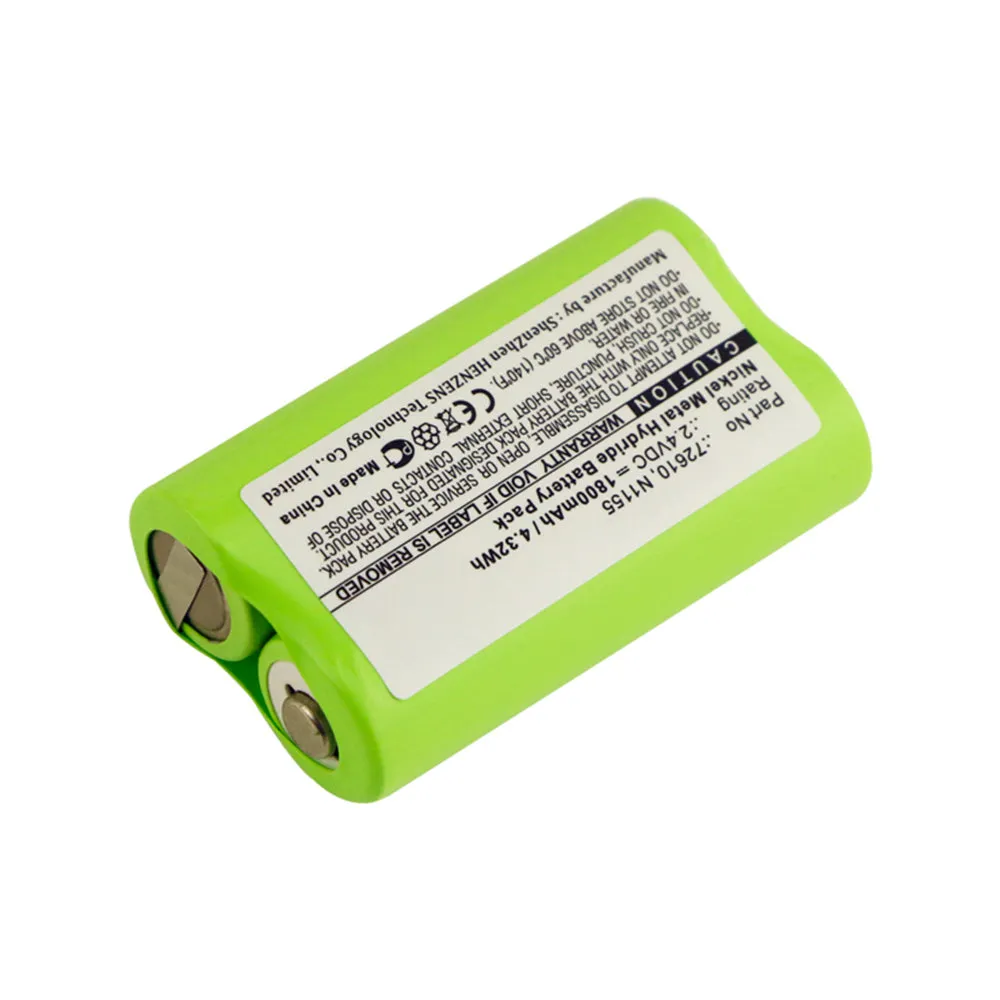 Batteries N Accessories BNA-WB-H14255 Medical Battery - Ni-MH, 2.4V, 1800mAh, Ultra High Capacity - Replacement for Welch-Allyn 72610 Battery