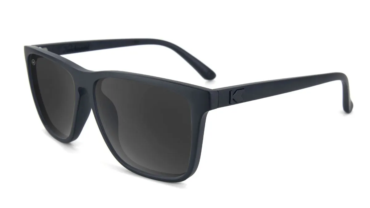 Black on Black Fast Lanes Polarized Sunglasses
