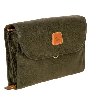 Bric's Life Tri Fold Toiletry Kit Olive