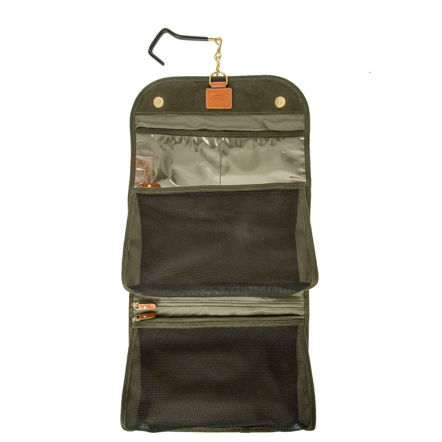 Bric's Life Tri Fold Toiletry Kit Olive