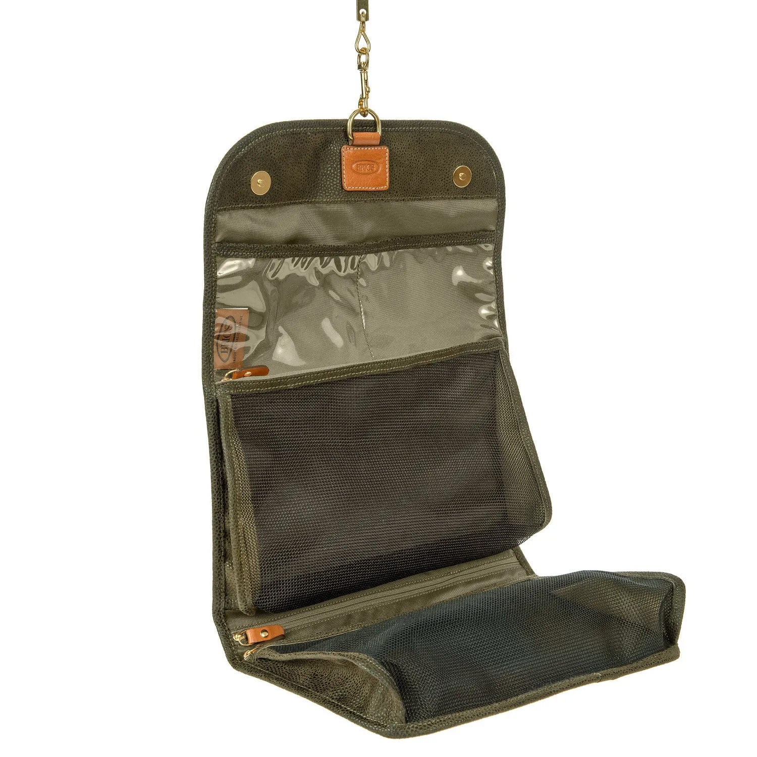 Bric's Life Tri Fold Toiletry Kit Olive