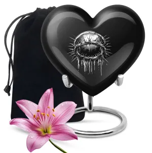 Catholic Memorial Ornate Cremation Container for Cherished