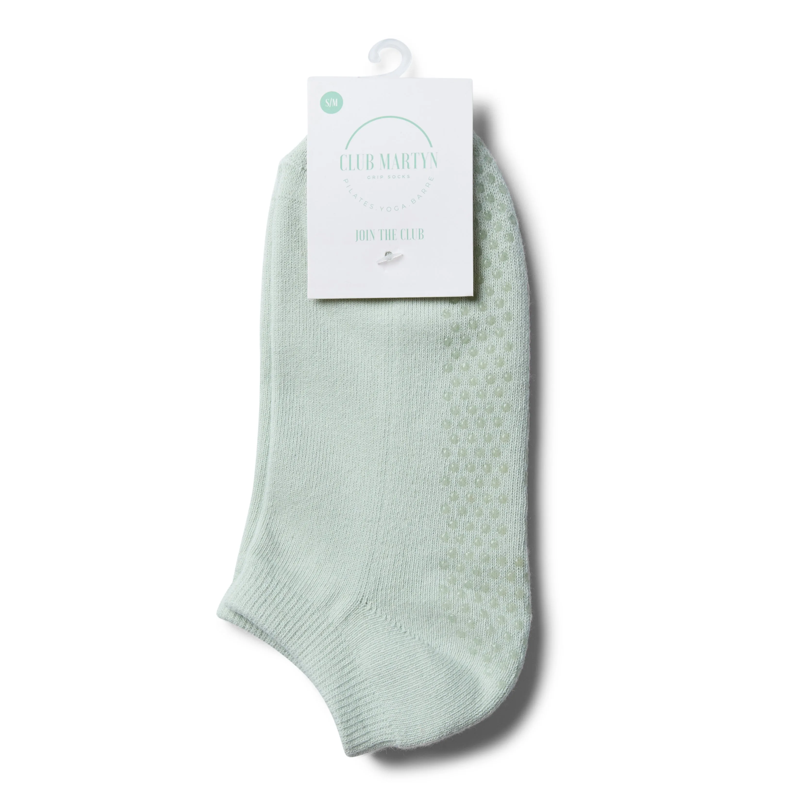 Classic Ankle Grip Socks - Sage (Barre / Pilates)