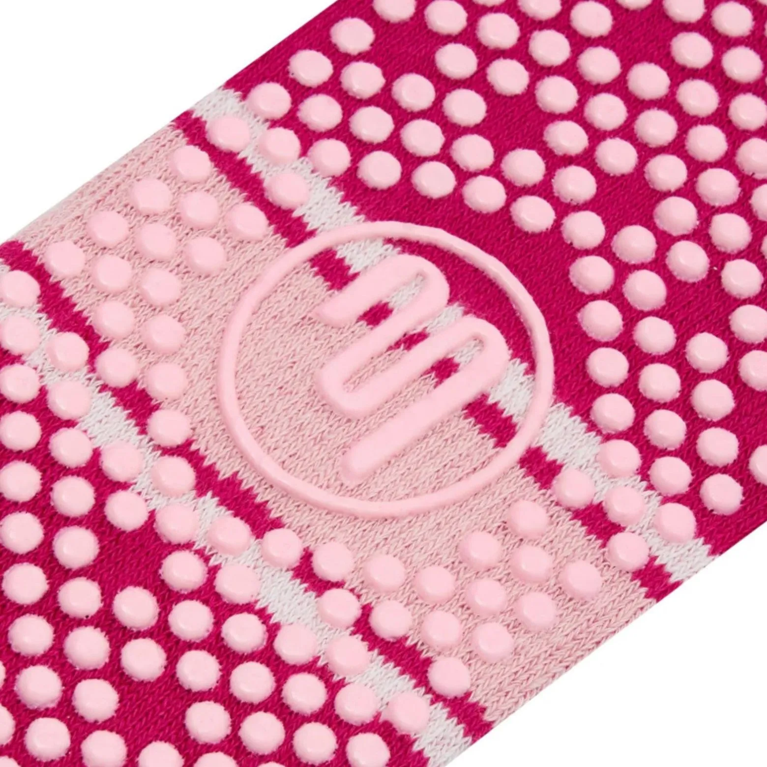 Classic Low Rise Grip Socks - Dahlia Stripes (Barre / Pilates)