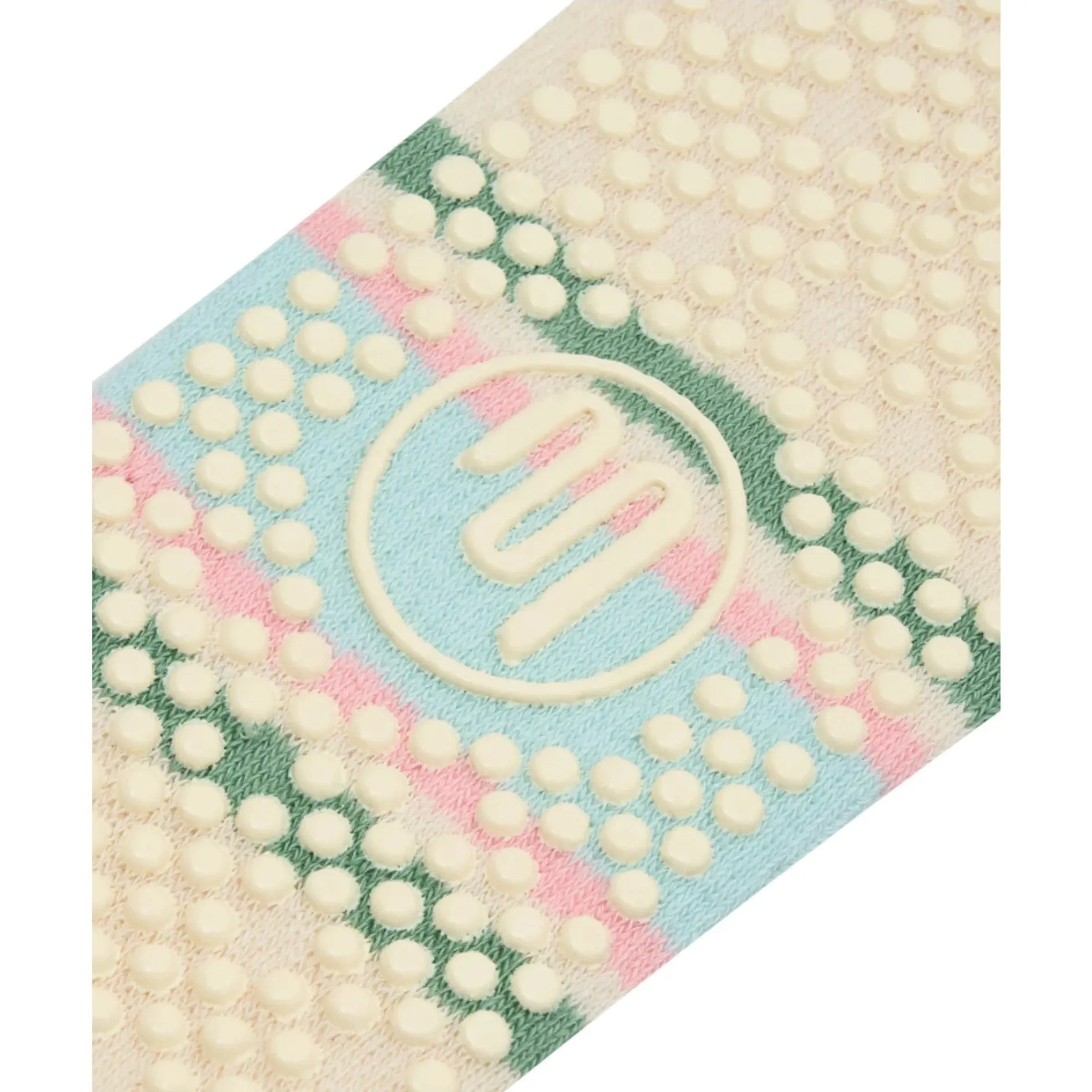 Classic Low Rise Grip Socks - Fleur Stripes (Barre / Pilates)