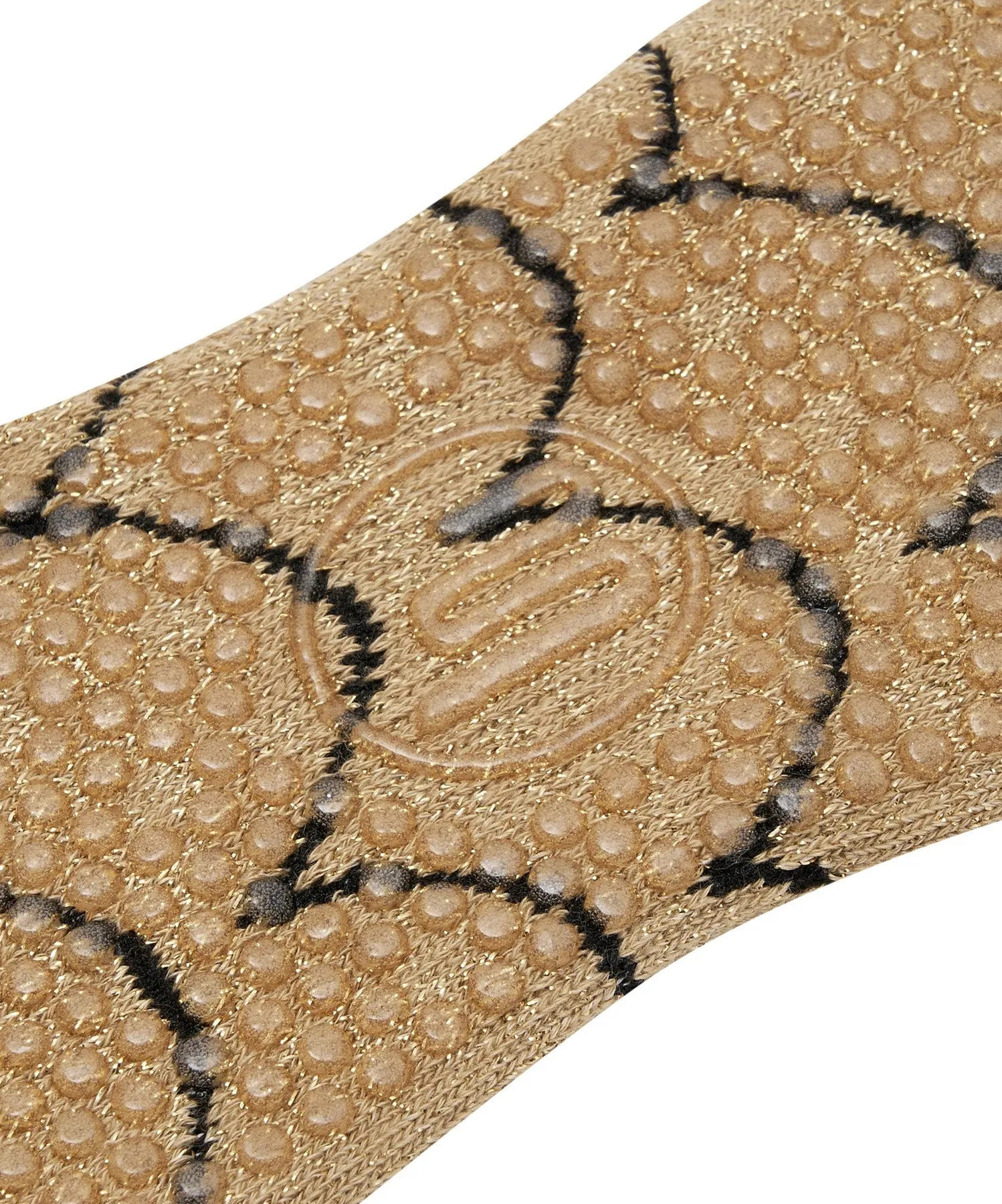 Classic Low Rise Grip Socks - Scallop Gold (Barre / Pilates)