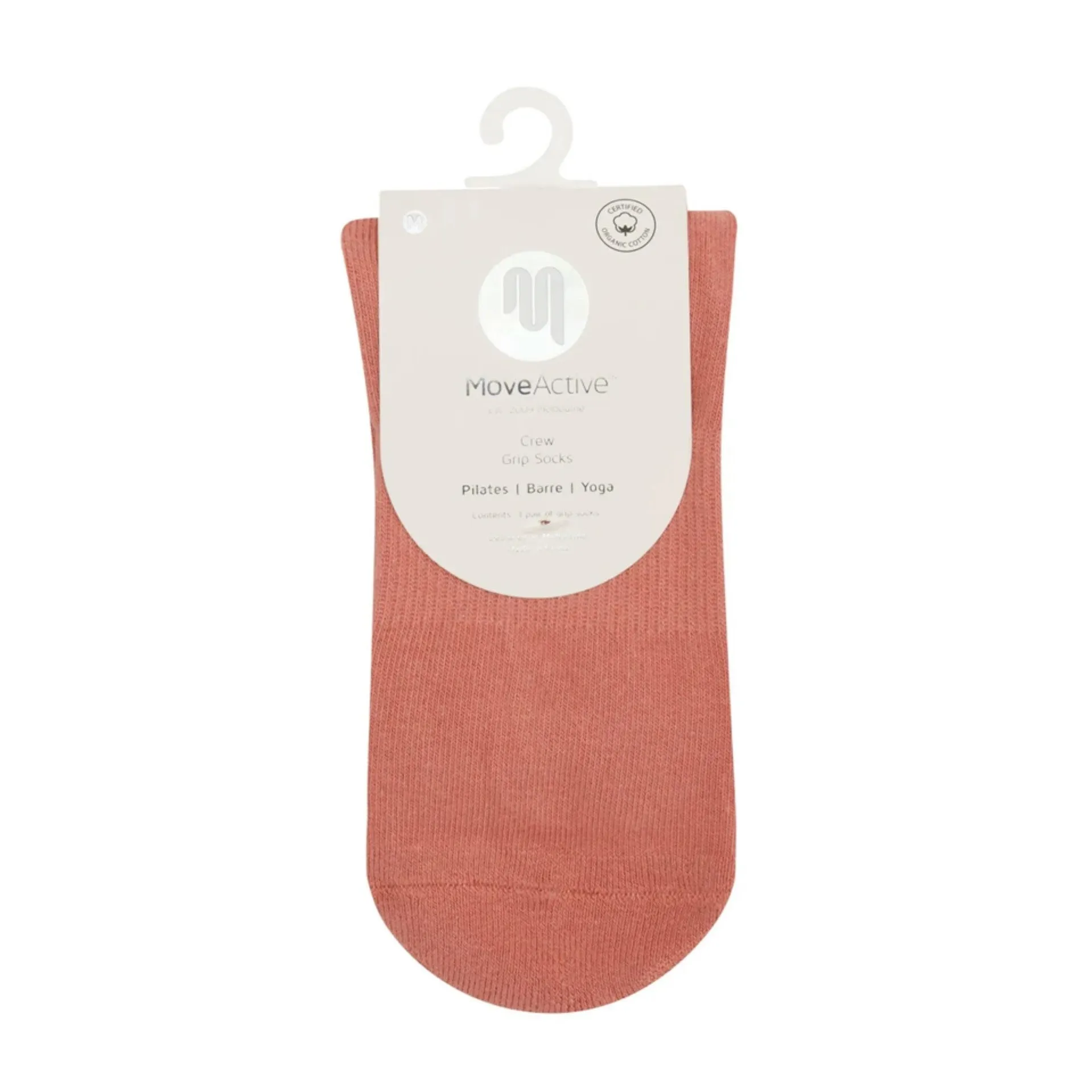 Crew Grip Socks - Crimson Crab (Barre / Pilates)