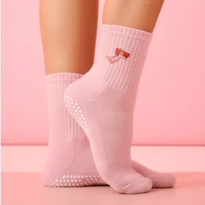 Crew Grip Socks - Cupid's Kiss (Barre / Pilates)