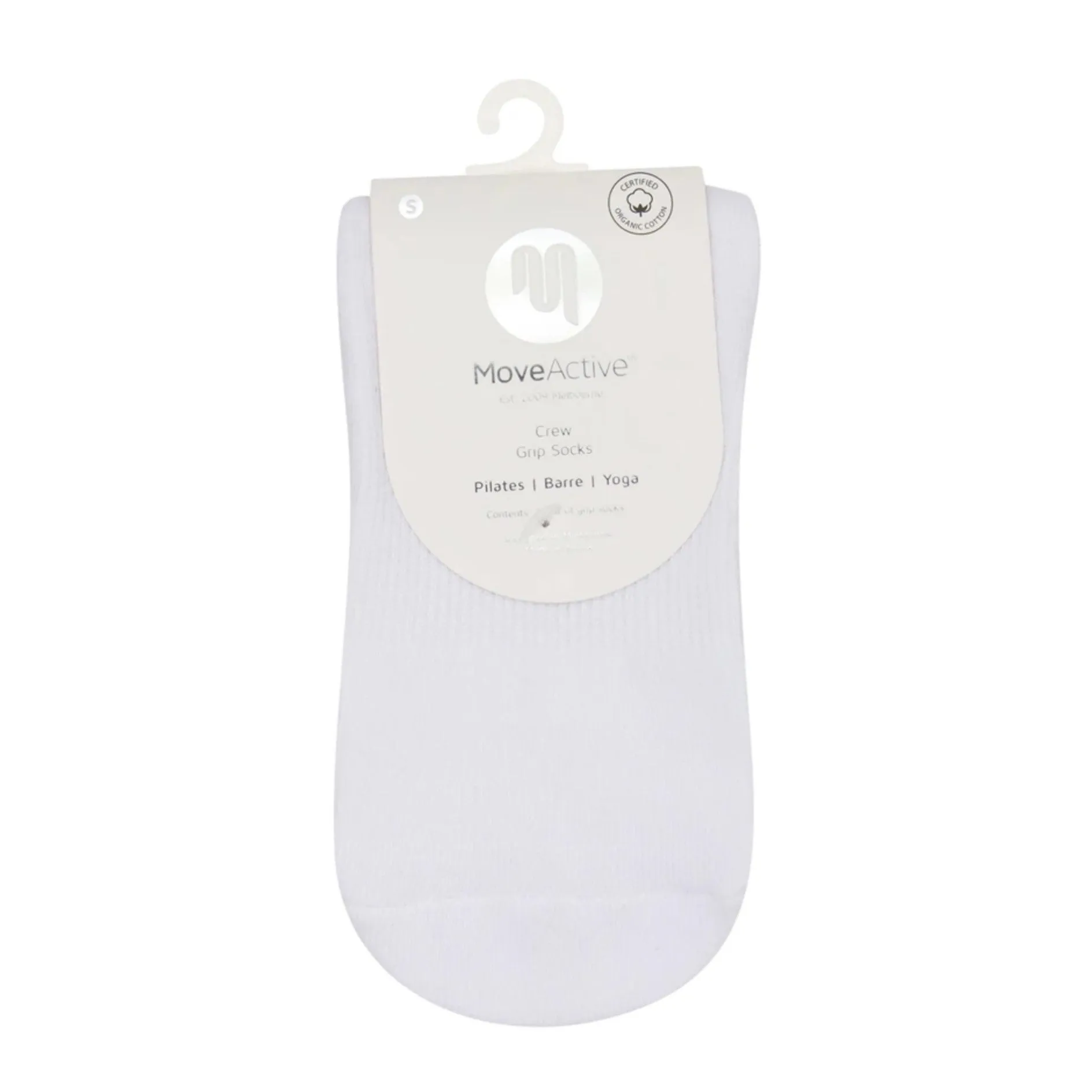 Crew Grip Socks - Vintage Rose White  (Barre / Pilates)