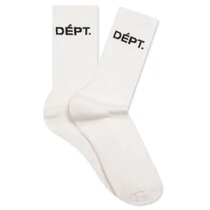 Dept Socks - Light Archival White