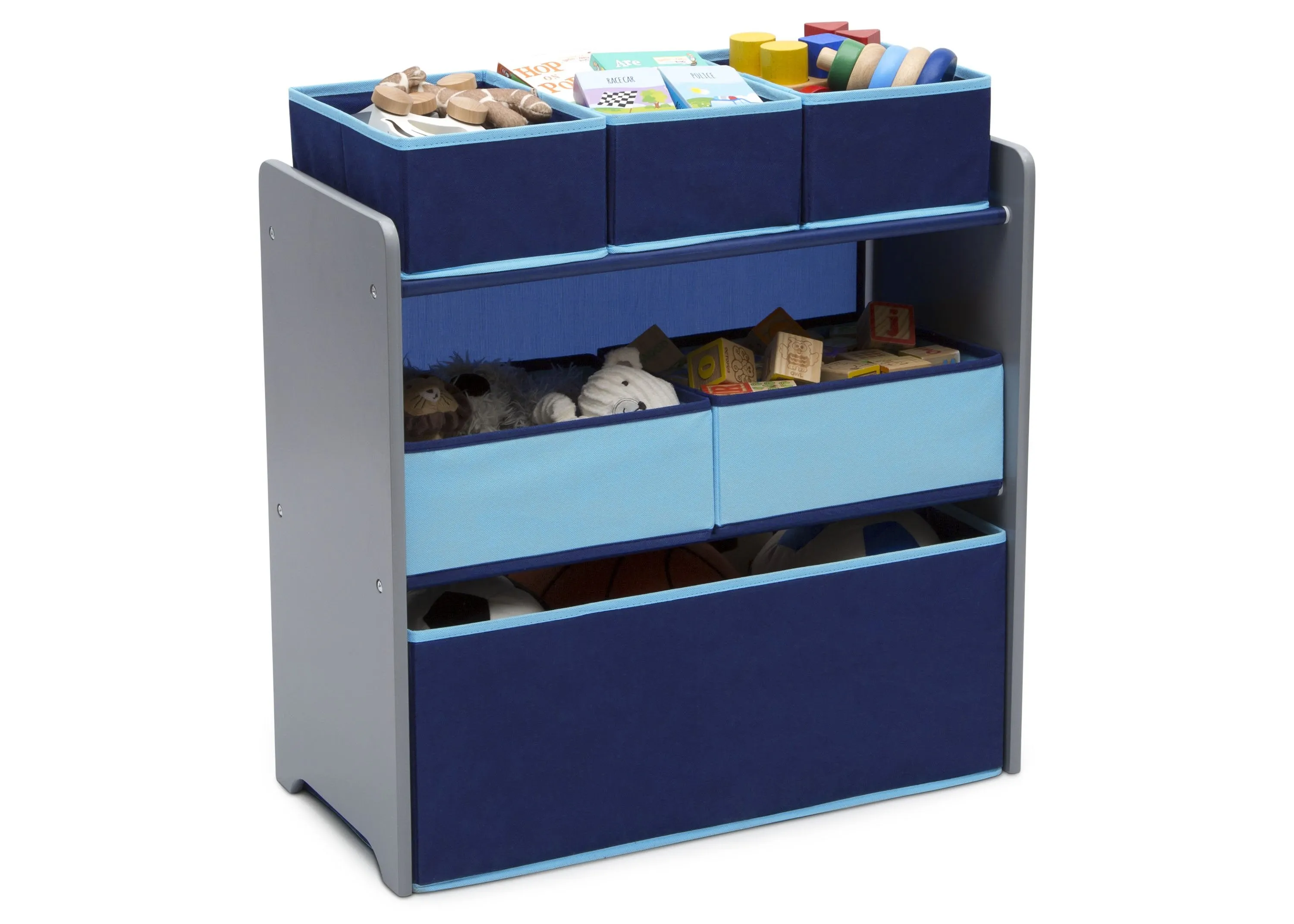 Design and Store 6 Bin Toy Organizer