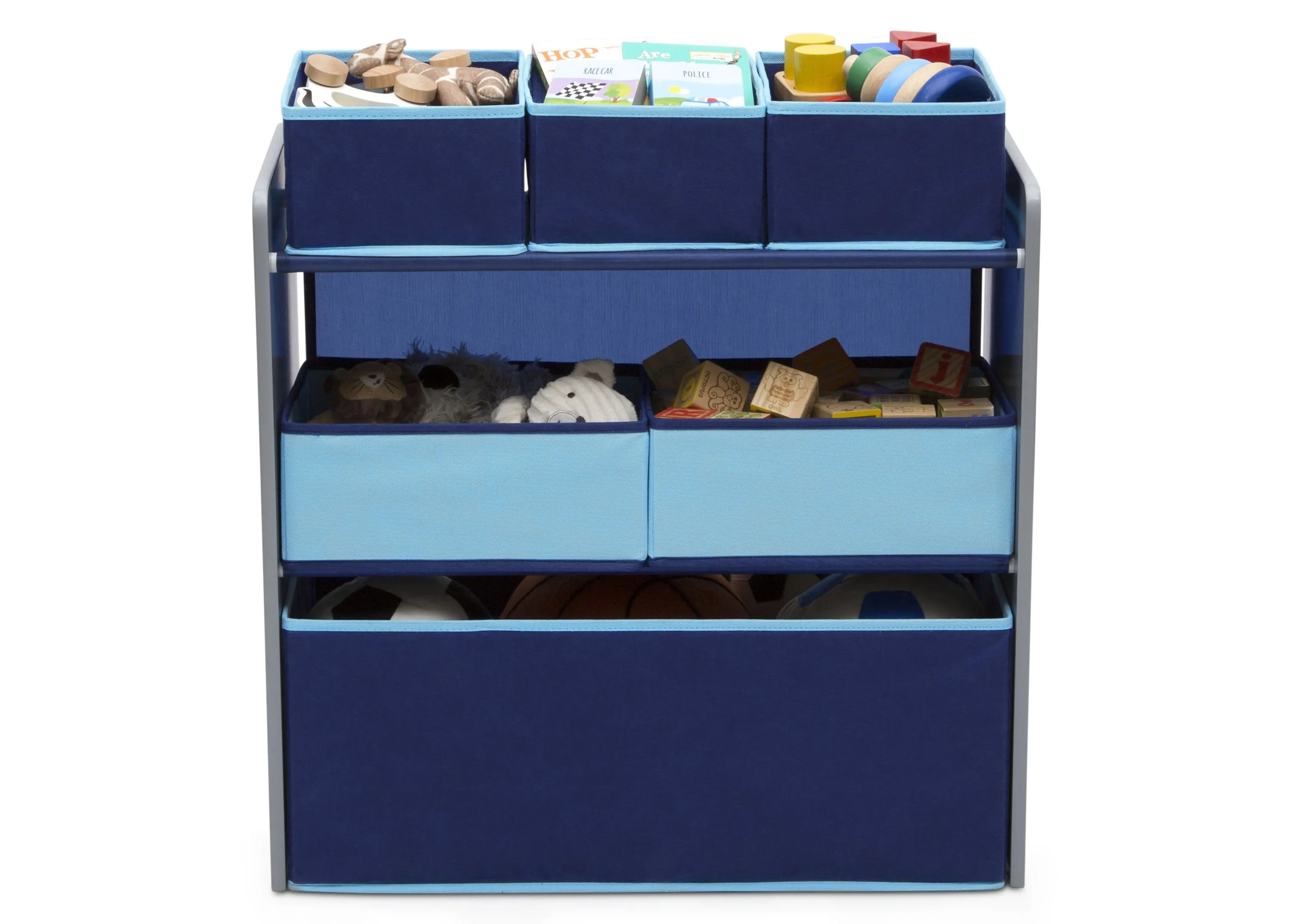 Design and Store 6 Bin Toy Organizer