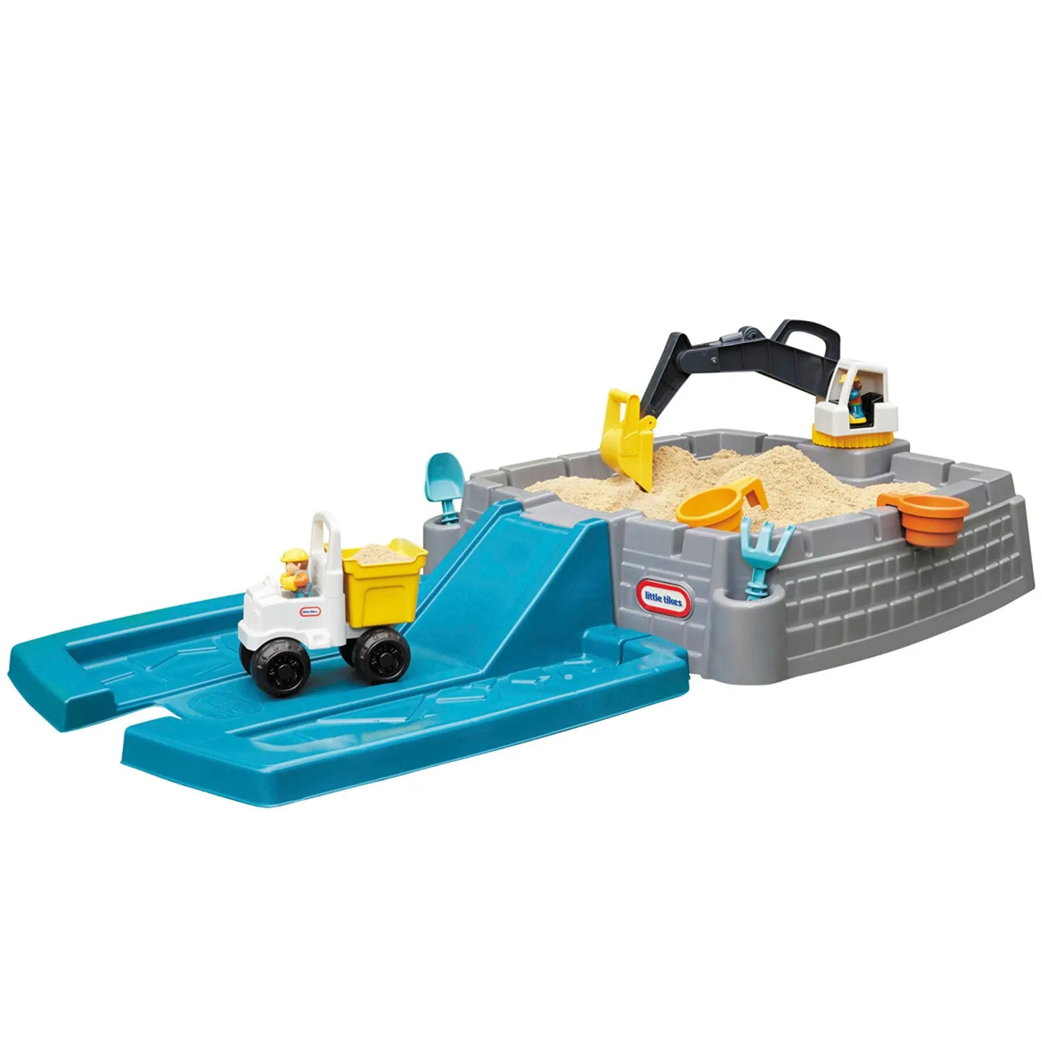 Dirt Diggers Excavator Sandbox with Working Excavator & Accessories