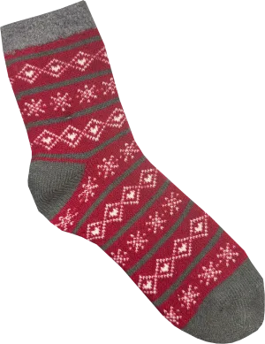 Fireside Womens Indoor Lodge Socks <BR> 96326