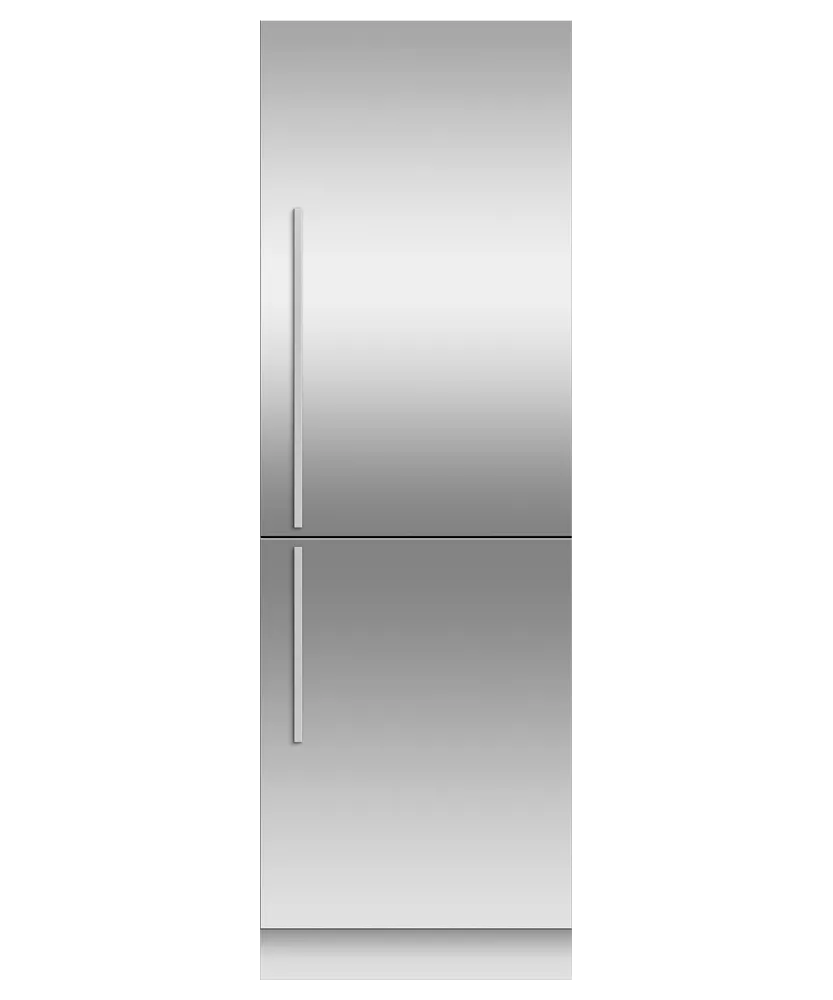Fisher & Paykel RS2474BRU1 Integrated Refrigerator Freezer, 24", Ice & Water