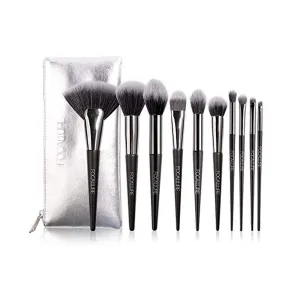 Focallure Makeup Brushes 10pcs Kit With Bag