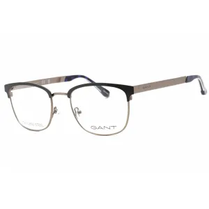 Gant Men's Eyeglasses - Grey/Other Metal Full Rim Rectangular Frame | GA3181 020