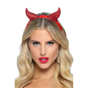Glitter Devil Horns Headband