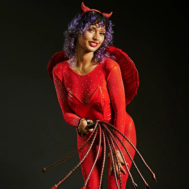 Glitter Devil Horns Headband