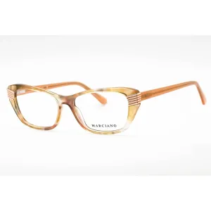 Guess By Marciano Women's Eyeglasses - Beige/Other Acetate Cat Eye Frame | GM0385 059