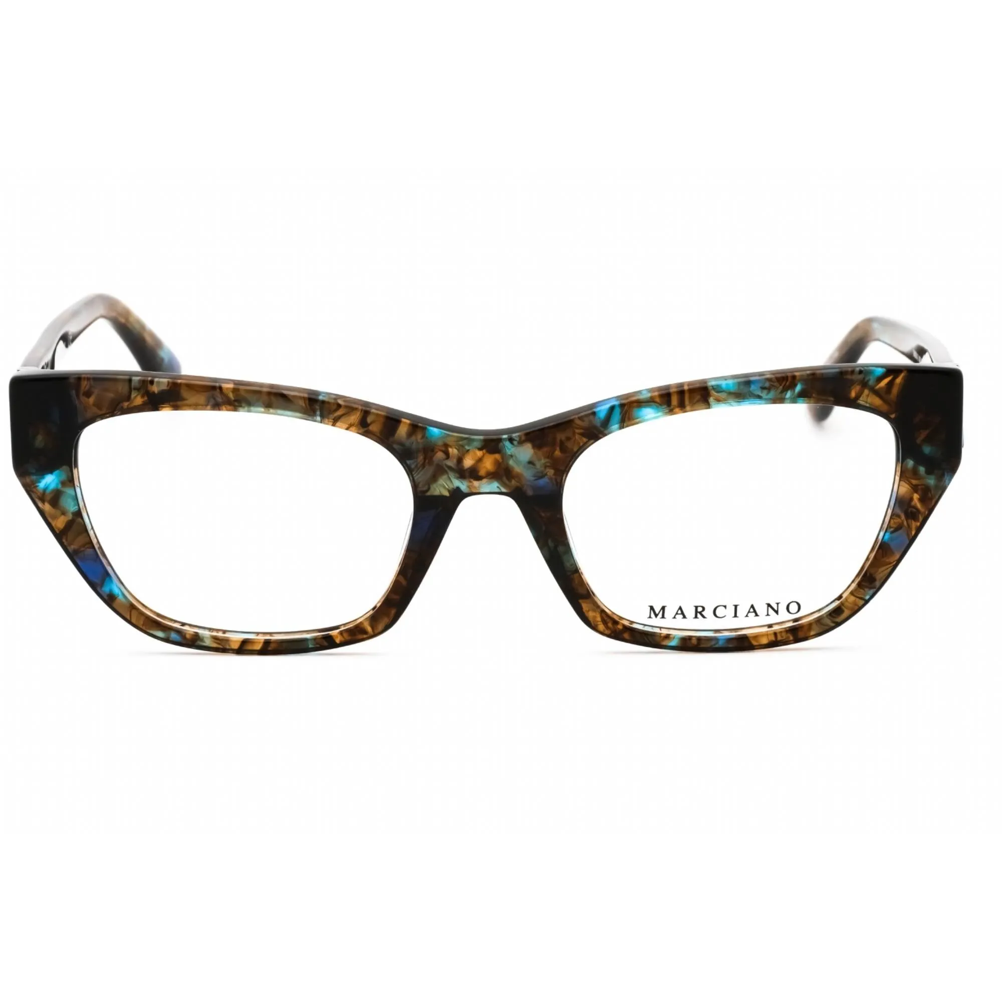 Guess By Marciano Women's Eyeglasses - Blue/Other Acetate Cat Eye Frame | GM0361-S 092