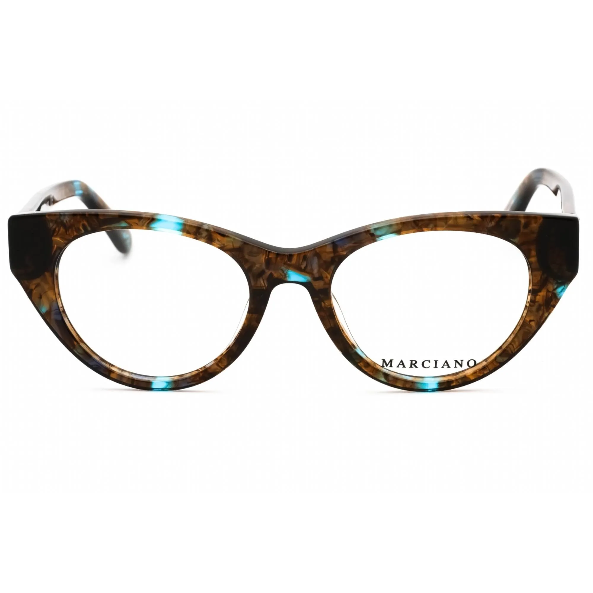 Guess By Marciano Women's Eyeglasses - Blue/Other Acetate Cat Eye Frame | GM0362-S 092