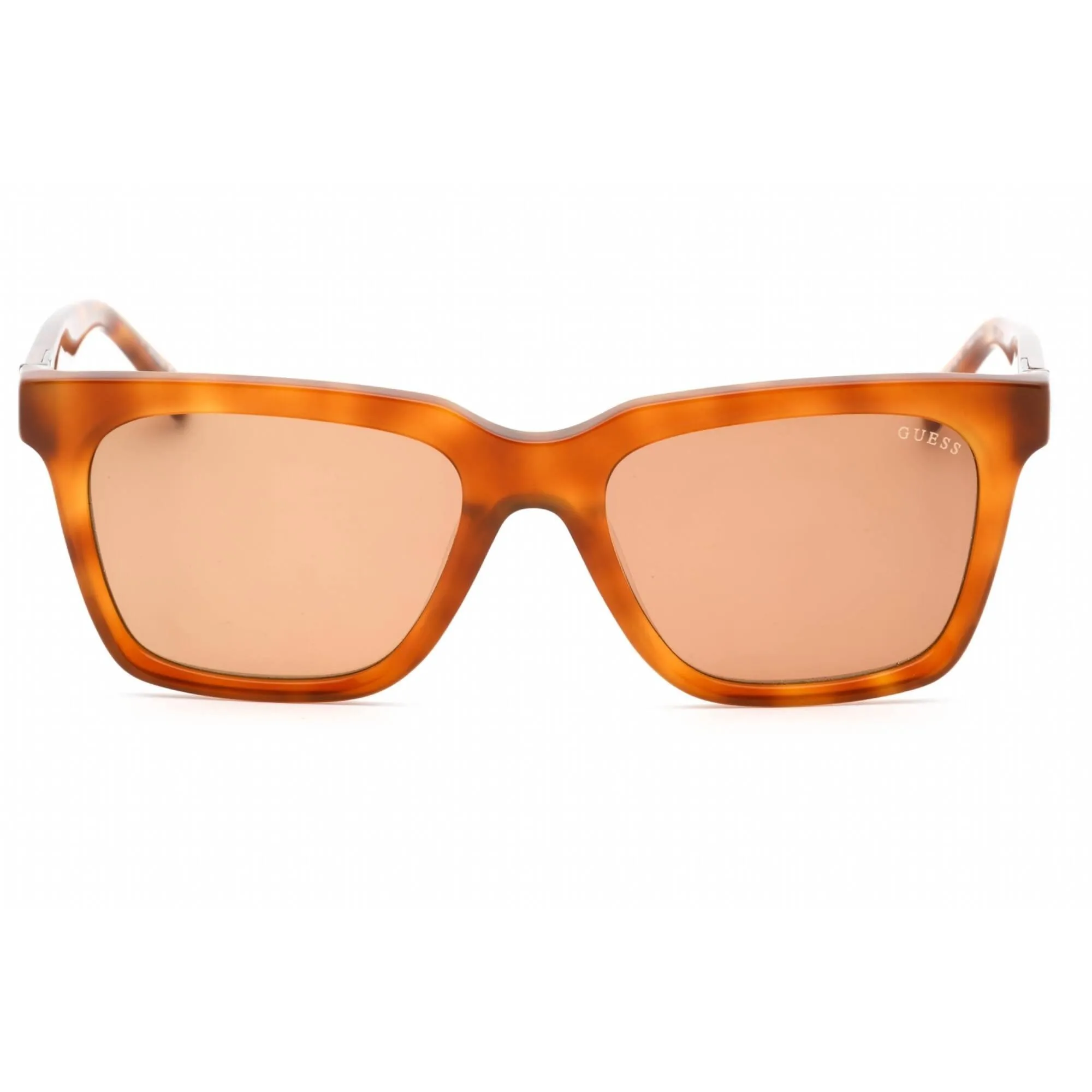Guess Men's Sunglasses - Brown Lens Havana/Other Plastic Square Frame | GU00064 56E