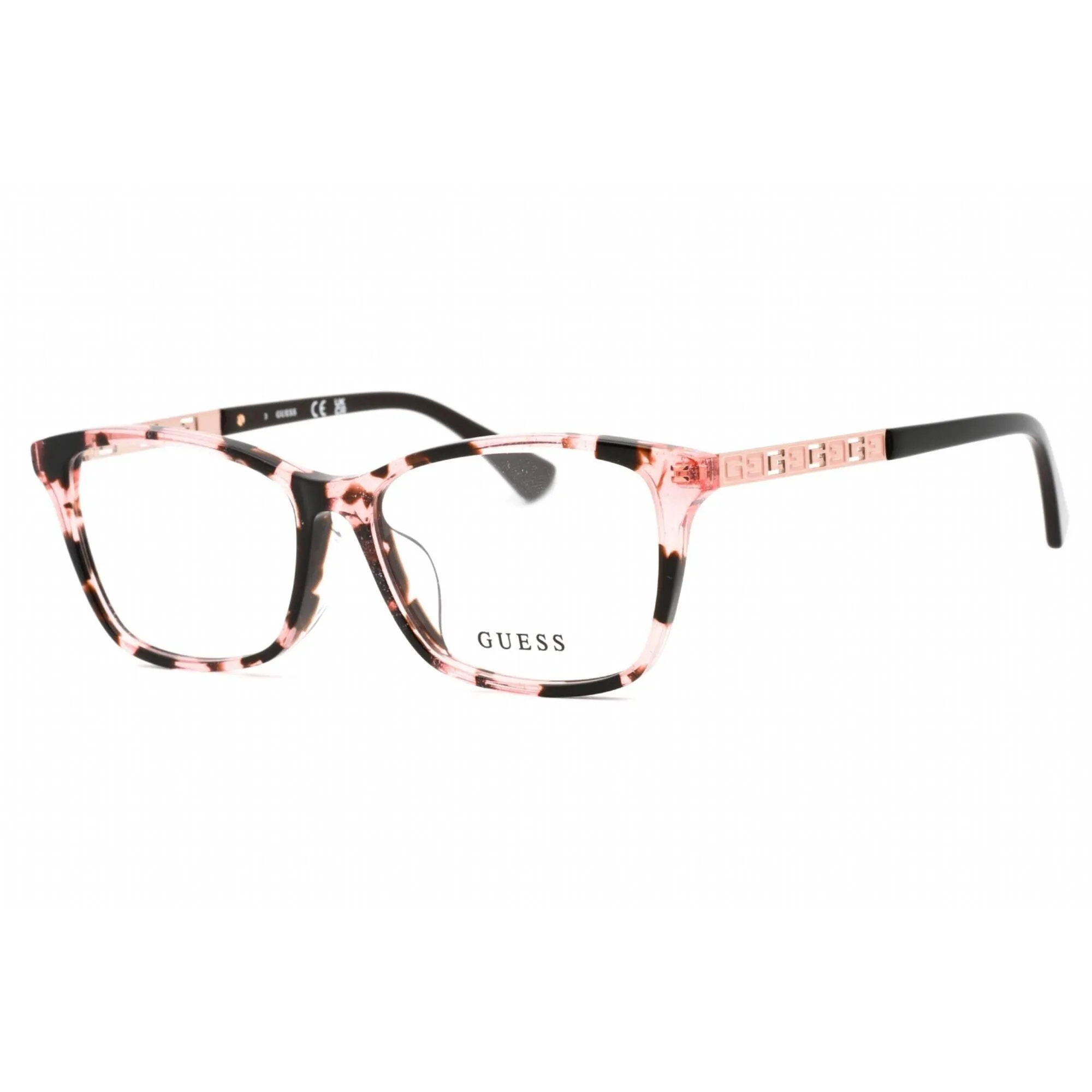 Guess Women's Eyeglasses - Clear Demo Lens Pink /Other Cat Eye Frame | GU2773-D 074