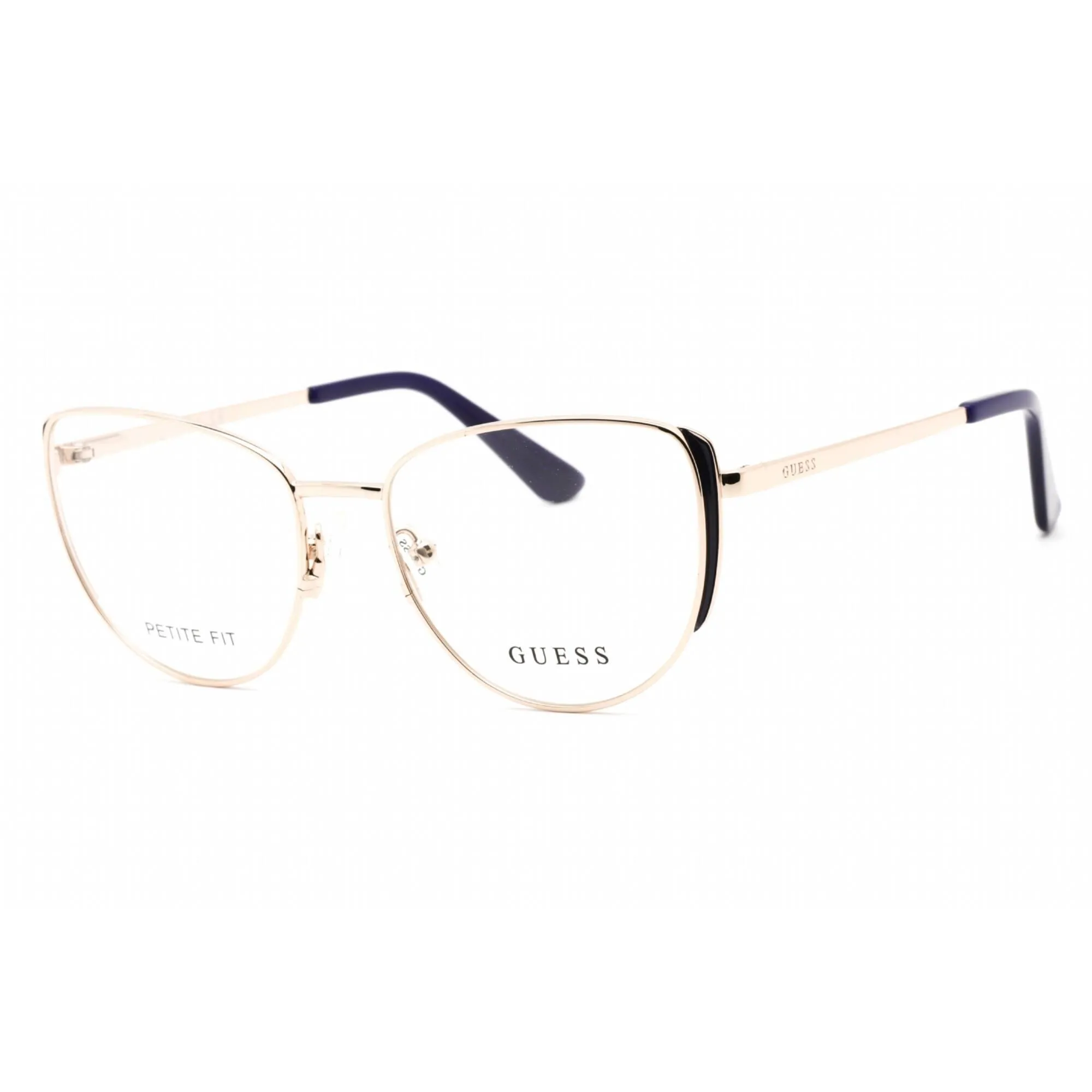 Guess Women's Eyeglasses - Full Rim Blue/Other Metal Cat Eye Shape Frame | GU2904 092