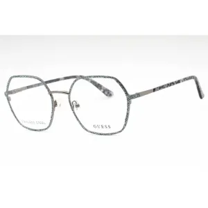 Guess Women's Eyeglasses - Grey/Other Metal Geometric Full Rim Frame | GU2912 020