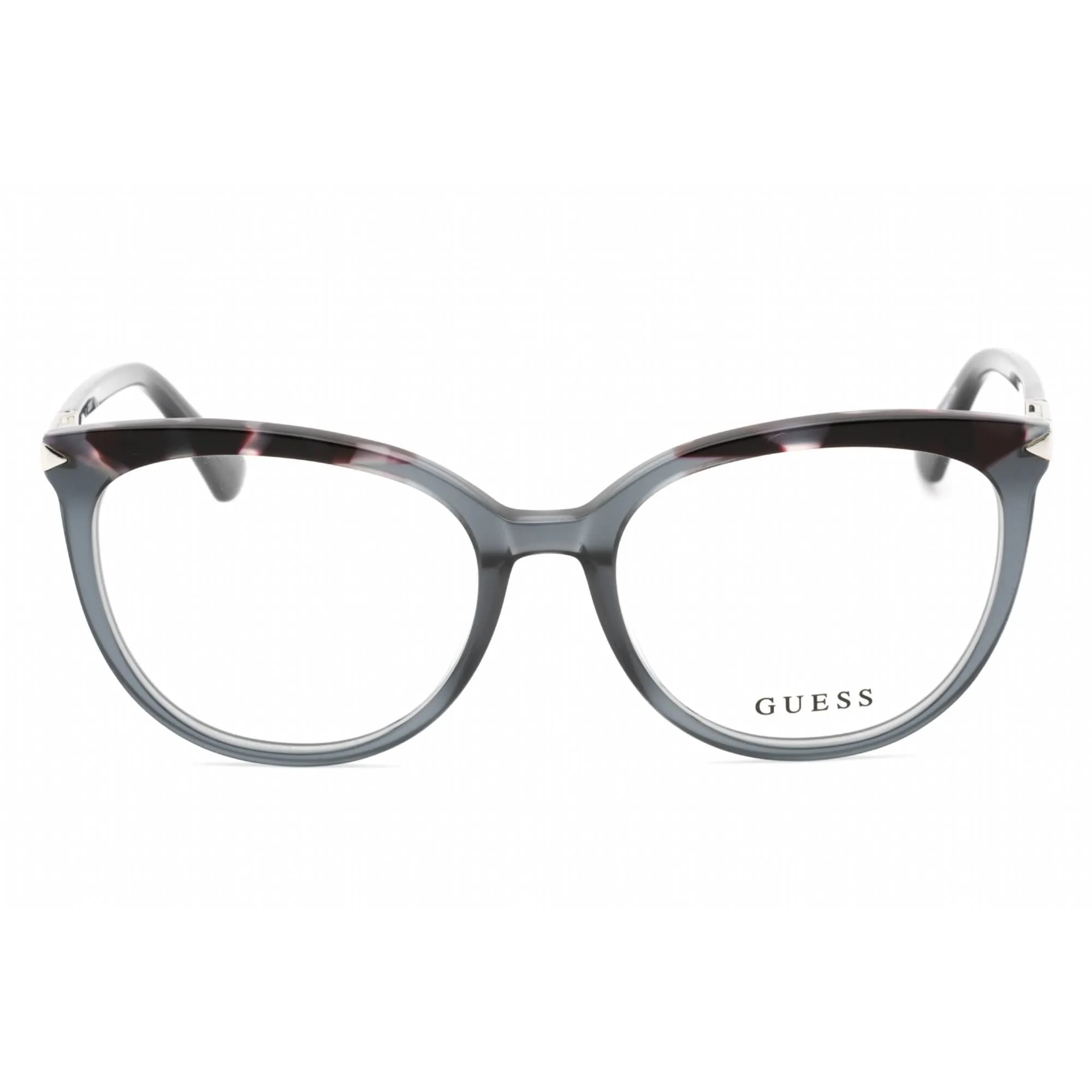 Guess Women's Eyeglasses - Grey/Other Plastic Full Rim Cat Eye Frame | GU2881 020
