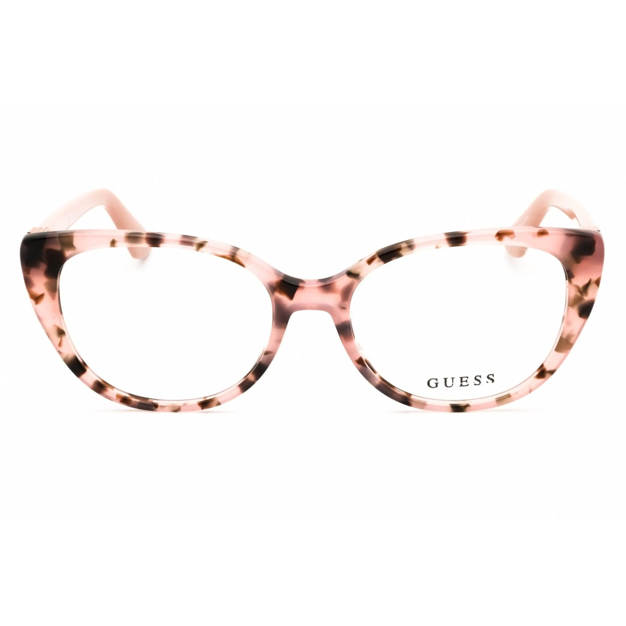 Guess Women's Eyeglasses - Pink /Other Acetate Cat Eye Full Rim Frame | GU50107 074