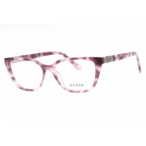 Guess Women's Eyeglasses - Violet/Other Acetate Full Rim Cat Eye Frame | GU2941 083