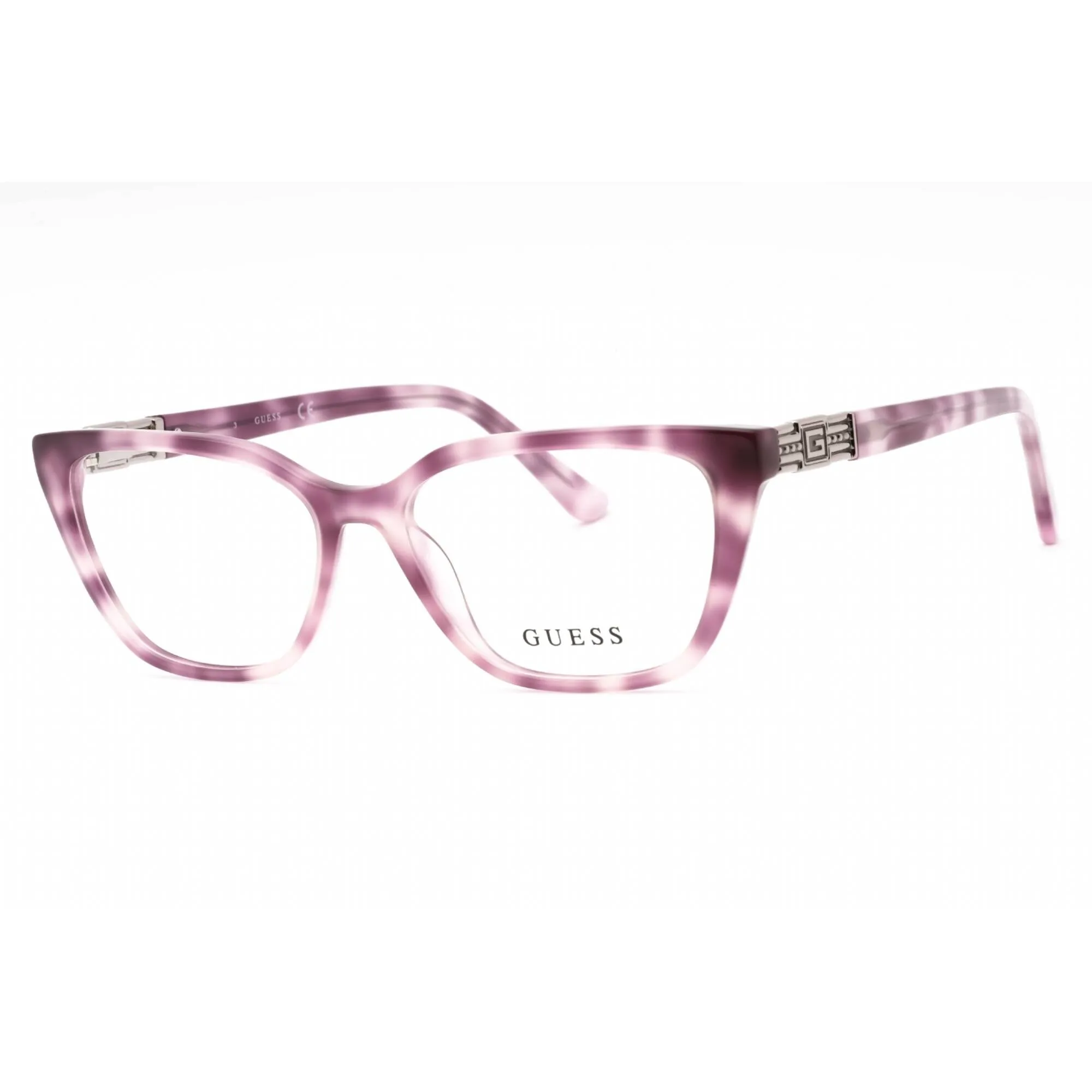 Guess Women's Eyeglasses - Violet/Other Acetate Full Rim Cat Eye Frame | GU2941 083