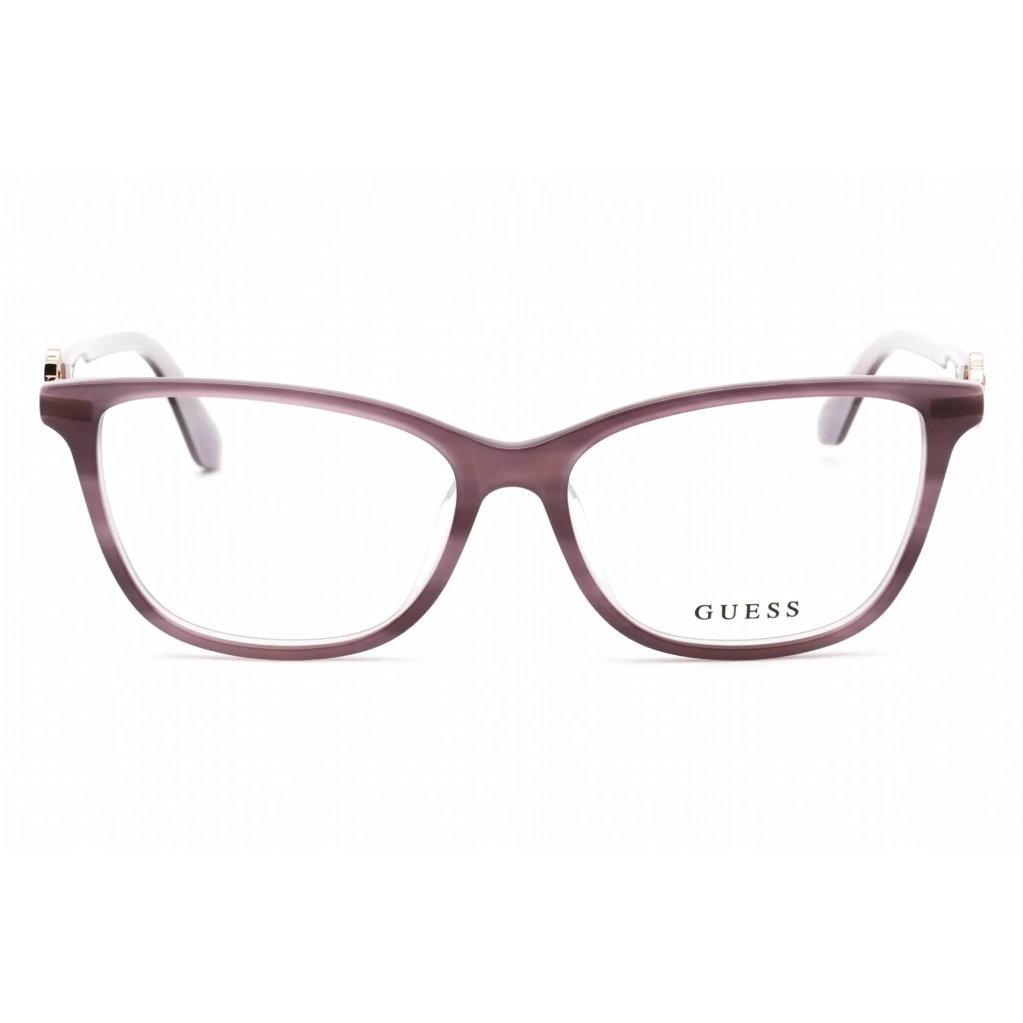 Guess Women's Eyeglasses - Violet/Other Plastic Rectangular Full Rim | GU2856-S 083