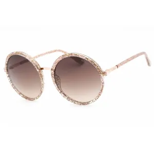 Guess Women's Sunglasses - Beige/Other Injected Propionate Round Frame | GU7887 59F