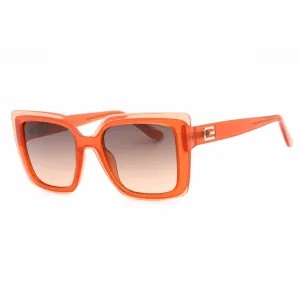 Guess Women's Sunglasses - Orange/Other Full Rim Rectangular Frame | GU7908 44F