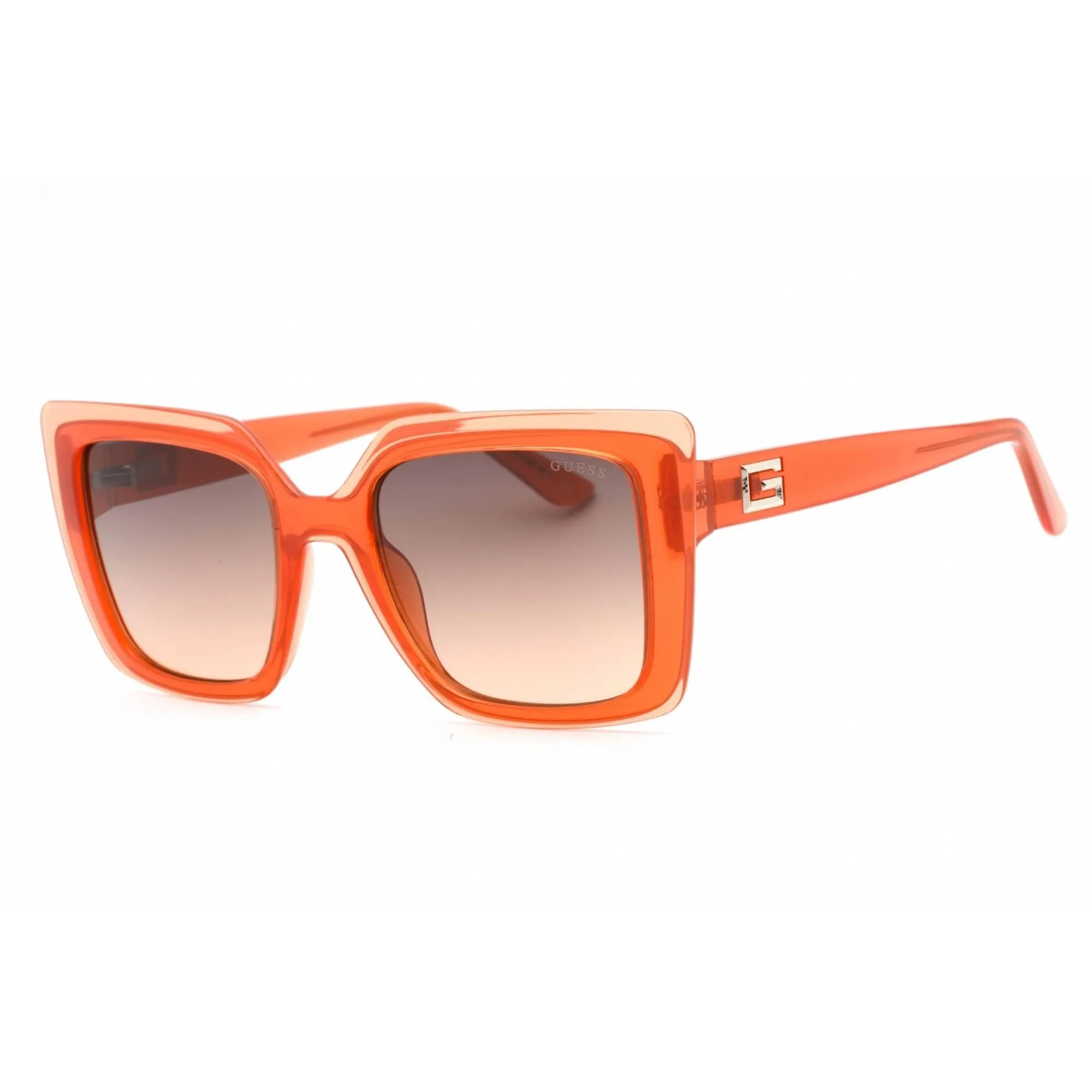 Guess Women's Sunglasses - Orange/Other Full Rim Rectangular Frame | GU7908 44F