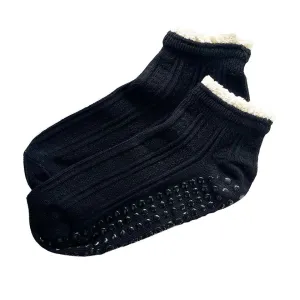 Hailey Ruffled Short Crew Grip Socks