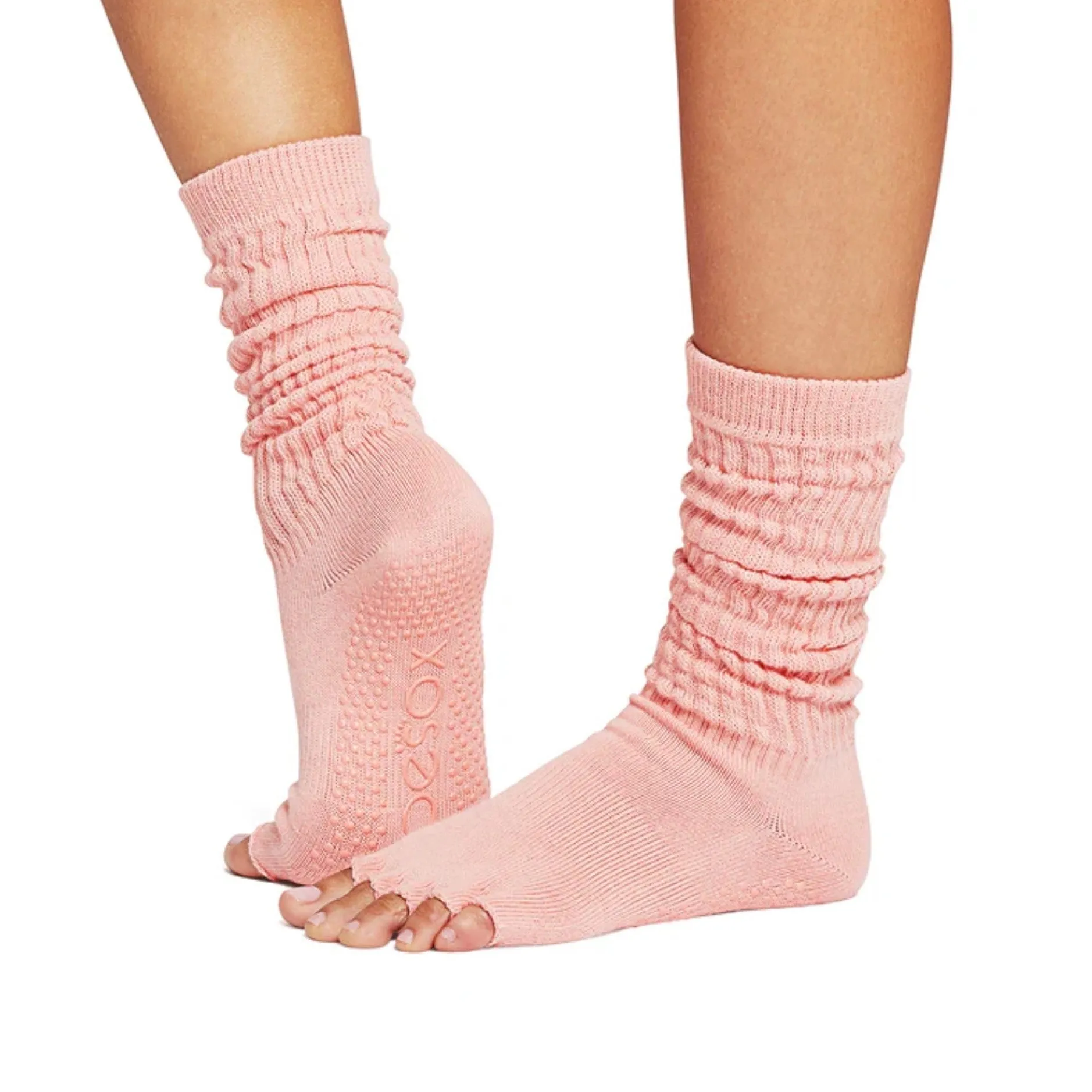 Half Toe Slouch Grip Socks (Barre / Pilates)