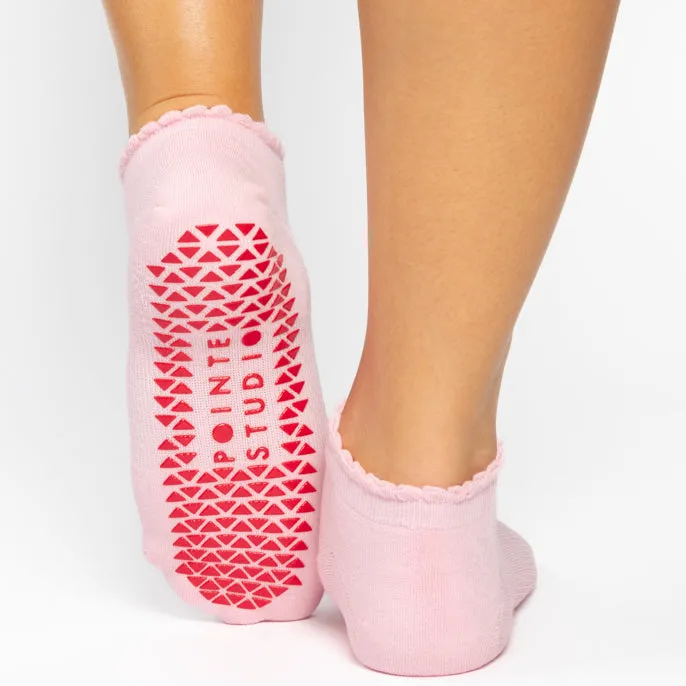 Happy Grip Socks - Baby Pink
