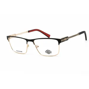 Harley Davidson Unisex Eyeglasses - Black/Other Metal Rectangular Frame | HD9009 005